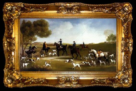 framed  unknow artist Classical hunting fox, Equestrian and Beautiful Horses, 214., ta009-2